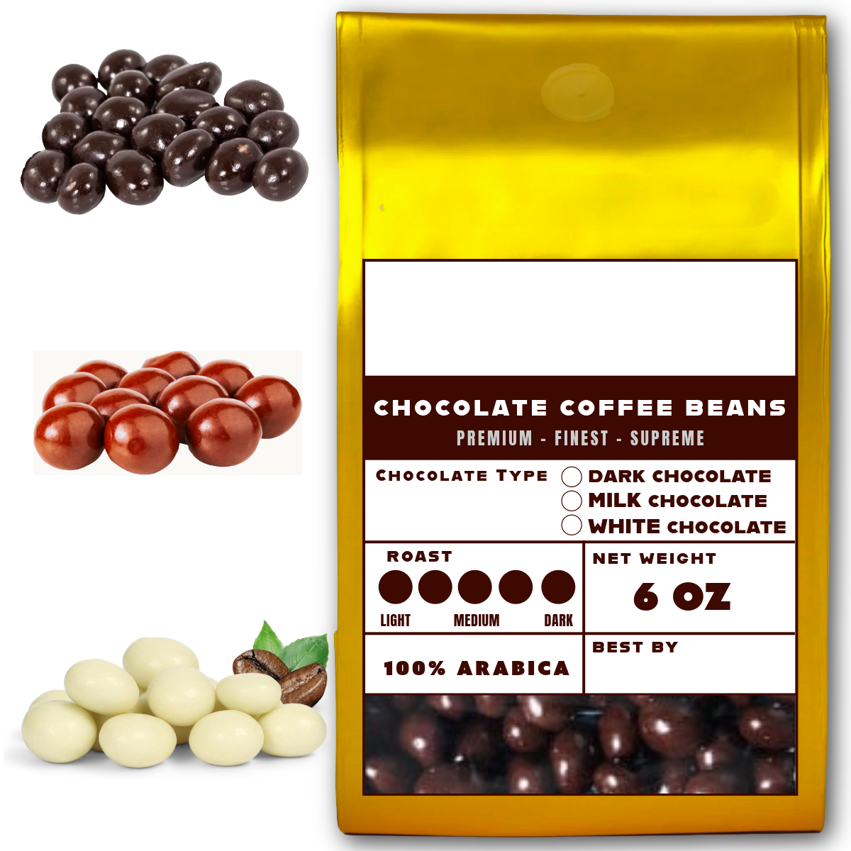 Chocolate Covered Coffee Beans Roasted Espresso Coffee Supreme Finest Artisan Beans vary from Vanuatu Sumatra Ethiopia Brazil Kenya Colombia Guatemala Burundi Costa Rica East Java El Salvador Honduras etc